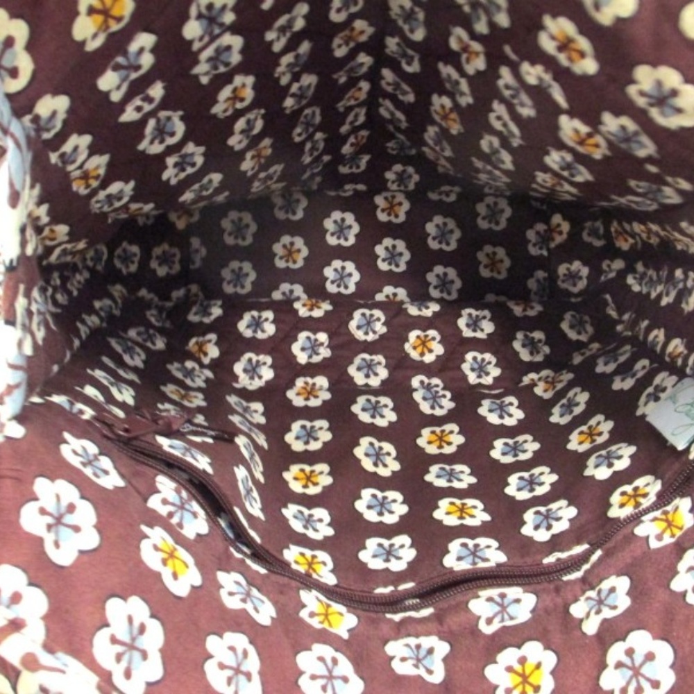 Vera Bradley Slate Blooms Shoulder Bag VGC - Picture 5 of 6